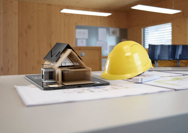 Rendering digitales Haus, Keyvisual Egger Planungshilfe, Industriefotografie Christian Vorhofer