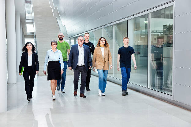 HR-Mitarbeiter, Employerbranding, Gruppe in Bewegung, Businessfotografie Christian Vorhofer