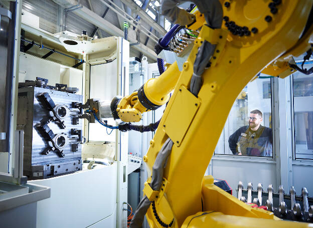 Roboter, Automatisierung, Industriefotografie, Christian Vorhofer, Kunde INNIO